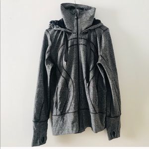 Lululemon Athletica Gray/Black Hooded Jacket